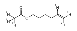 hex-5-en-1-yl-5,6,6-d3acetate-d3 Structure