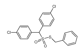 benzyl bis(4-chlorophenyl)methanethiosulfonate结构式