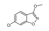 6-chloro-3-methoxy-benzo[d]isoxazole结构式