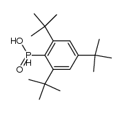 2,4,6-tri-tert-butylphenylphosphinic acid Structure