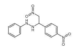 N-[2-nitro-1-(4-nitro-phenyl)-ethyl]-N'-phenyl-hydrazine结构式