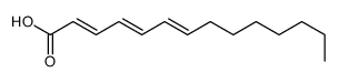 tetradeca-2,4,6-trienoic acid结构式