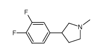 3-(3,4-difluorophenyl)-1-methylpyrrolidine Structure