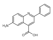 6-amino-2-phenyl-quinoline-4-carboxylic acid结构式