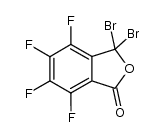 3,3-dibromo-4,5,6,7-tetrafluorophthalide Structure