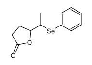 5-(1-phenylselanylethyl)oxolan-2-one Structure