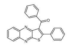 phenyl-(2-phenylthieno[3,2-b]quinoxalin-3-yl)methanone Structure
