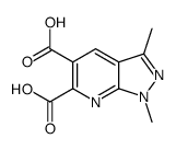 1,3-dimethylpyrazolo[3,4-b]pyridine-5,6-dicarboxylic acid Structure