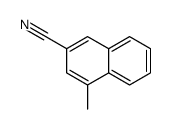 4-methylnaphthalene-2-carbonitrile结构式