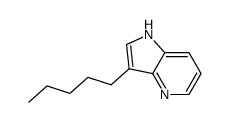 3-pentyl-1H-pyrrolo[3,2-b]pyridine Structure