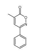 5-methyl-3-phenyl-6H-1,2-oxazin-6-one结构式