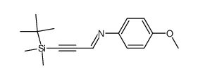 N-<3-(t-butyldimethylsilyl)propynylidene>aniline Structure