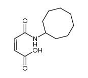 N-cyclooctyl maleamic acid结构式