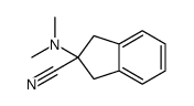 2-(Dimethylamino)-2,3-dihydro-1H-indene-2-carbonitrile structure