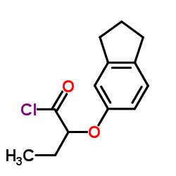 2-(2,3-Dihydro-1H-inden-5-yloxy)butanoyl chloride图片