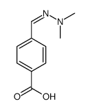 4-[(dimethylhydrazinylidene)methyl]benzoic acid Structure