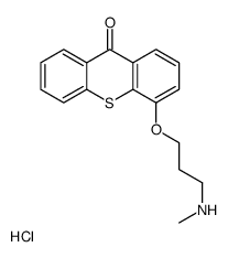 4-[3-(methylamino)propoxy]thioxanthen-9-one,hydrochloride Structure