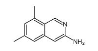 6,8-dimethylisoquinolin-3-amine结构式