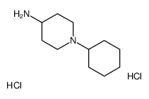 1-cyclohexylpiperidin-4-amine,dihydrochloride Structure