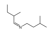 2-methyl-N-(3-methylbutyl)butan-1-imine结构式