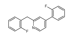 2-(2-fluorobenzyl)-4-(2-fluorophenyl)pyridine Structure