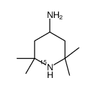 4-Amino-2,2,6,6-tetramethylpiperidine-1-15N Structure