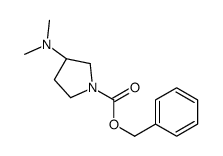 benzyl (3S)-3-(dimethylamino)pyrrolidine-1-carboxylate structure