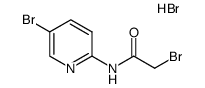 N-(5-bromopyridin-2-yl)-2-bromoacetamide hydrobromide结构式