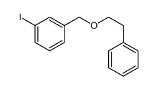 1-iodo-3-(2-phenylethoxymethyl)benzene Structure
