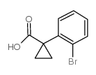 1-(2-BROMOPHENYL)CYCLOPROPANECARBOXYLICACID Structure