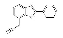 2-(2-phenyl-1,3-benzoxazol-7-yl)acetonitrile结构式