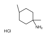 cis-1,4-Dimethylcyclohexanamine hydrochloride (1:1) Structure