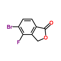 5-Bromo-4-fluoro-2-benzofuran-1(3H)-one Structure