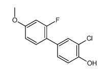 2-chloro-4-(2-fluoro-4-methoxyphenyl)phenol Structure