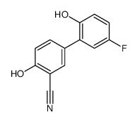 5-(5-fluoro-2-hydroxyphenyl)-2-hydroxybenzonitrile Structure