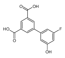 5-(3-fluoro-5-hydroxyphenyl)benzene-1,3-dicarboxylic acid结构式