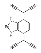 2-[4-(dicyanomethylidene)-1,3-dihydro-2,1,3-benzoselenadiazol-7-ylidene]propanedinitrile Structure