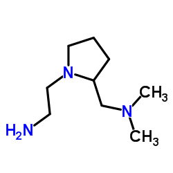 2-{2-[(Dimethylamino)methyl]-1-pyrrolidinyl}ethanamine Structure
