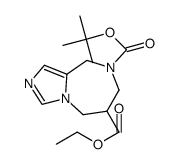 8-tert-butyl 6-ethyl 6,7-dihydro-5H-imidazo[1,5-a][1,4]diazepine-6,8(9H)-dicarboxylate结构式