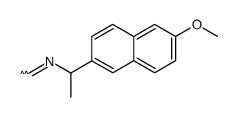 1-(6-Methoxy-2-naphthyl)ethylisocyanid Structure