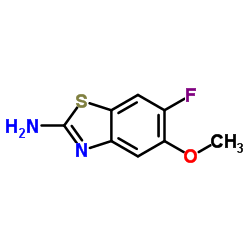 6-Fluoro-5-methoxy-1,3-benzothiazol-2-amine Structure
