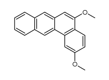 2,5-dimethoxybenz[a]anthracene结构式