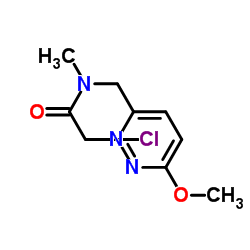 2-Chloro-N-[(6-methoxy-3-pyridazinyl)methyl]-N-methylacetamide Structure