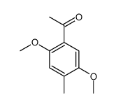 1-(2,5-Dimethoxy-4-methylphenyl)ethanone结构式