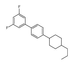 1,3-difluoro-5-[4-(4-propylcyclohexyl)phenyl]benzene结构式