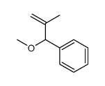 (1-methoxy-2-methylprop-2-enyl)benzene Structure