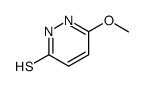 3-mercapto-6-methoxy pyridazine结构式