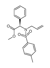 methyl (R)-2-((N-allyl-4-methylphenyl)sulfonamido)-2-phenylacetate Structure