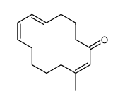 3-methylcyclotetradeca-2,8,10-trien-1-one结构式