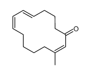 3-methylcyclotetradeca-2,8,10-trien-1-one Structure